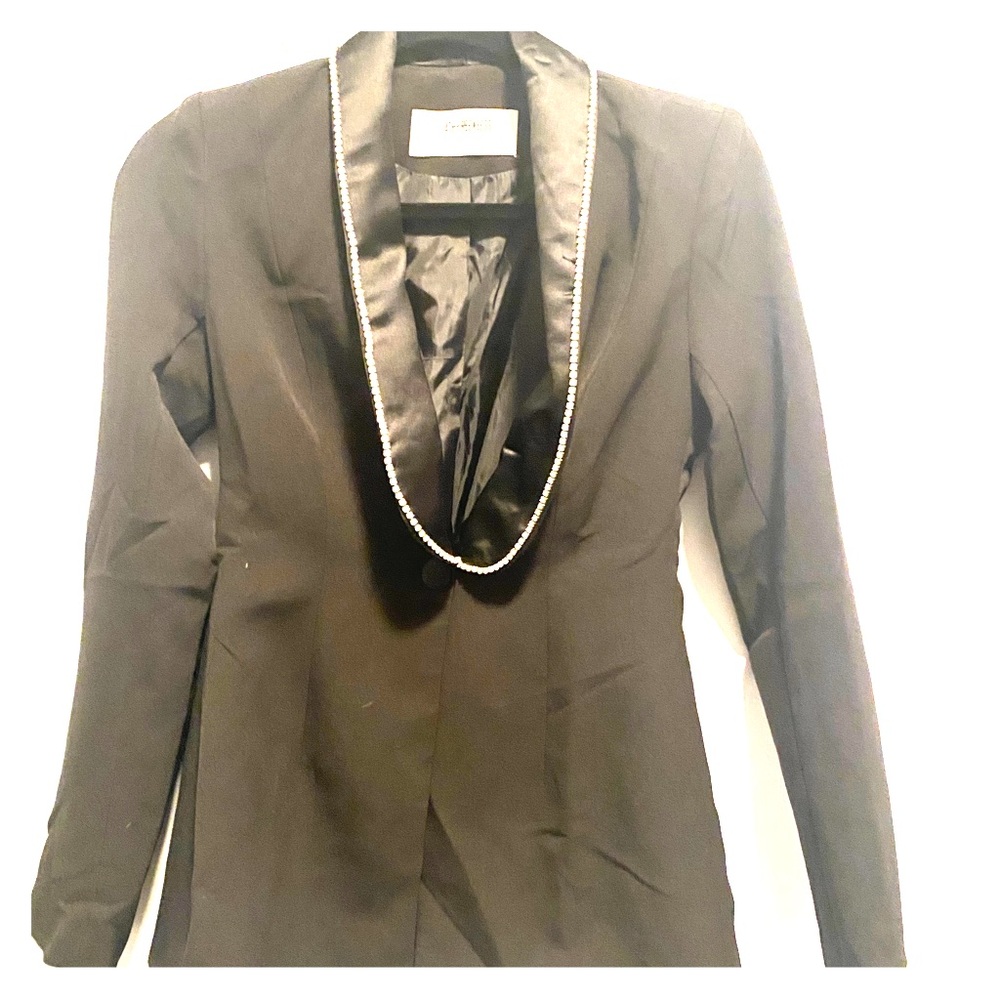 ASOS rhinestone studded blazer